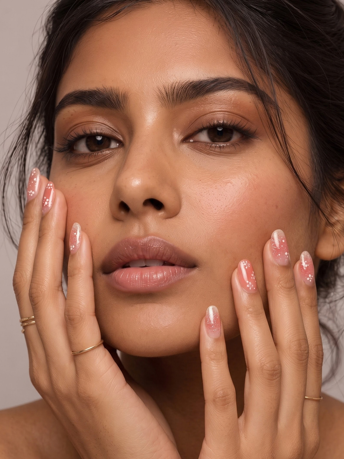 Rosé Shimmer | Gel Nail Wraps