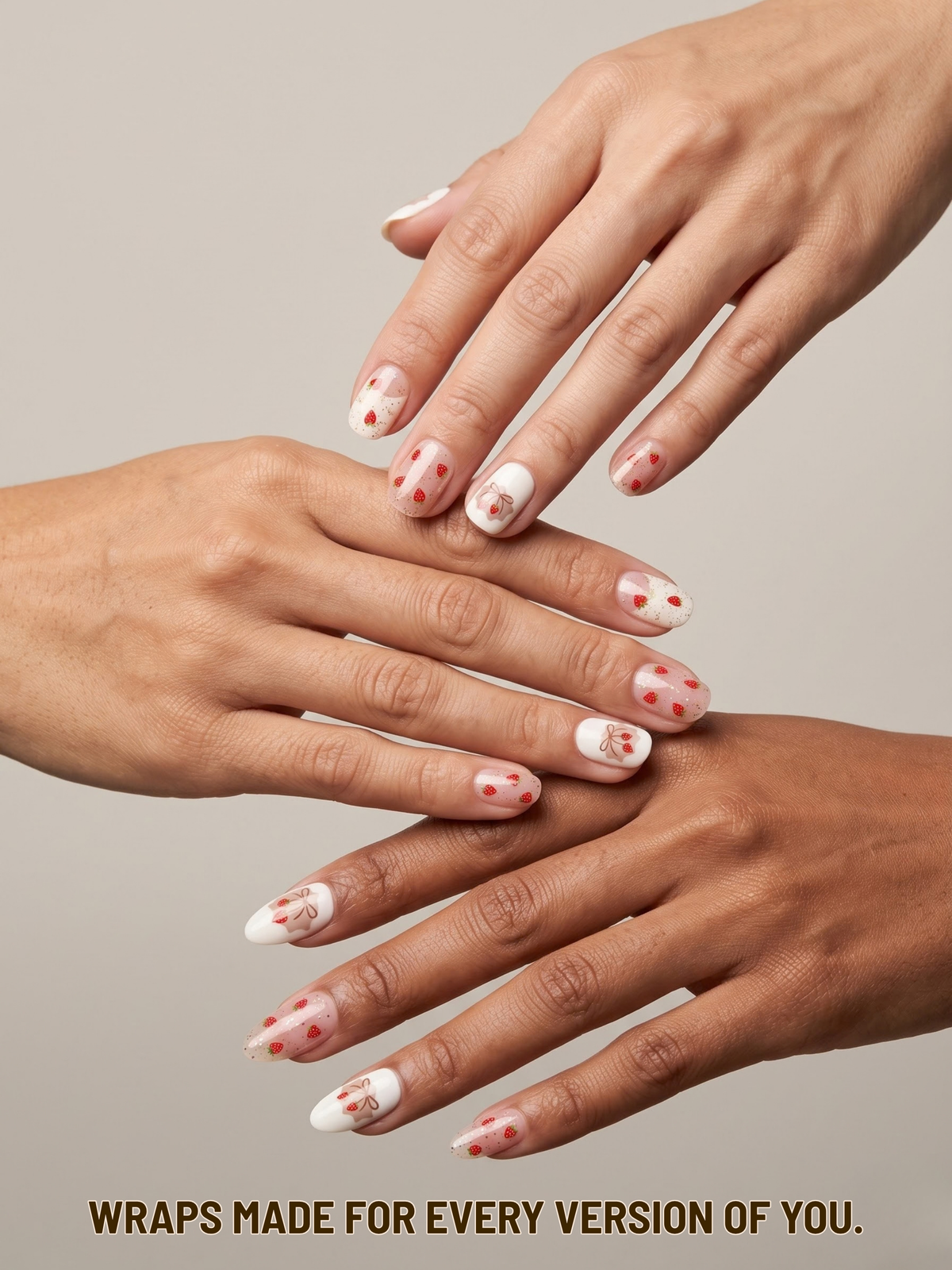 Strawberry Daydream | Gel Nail Wraps