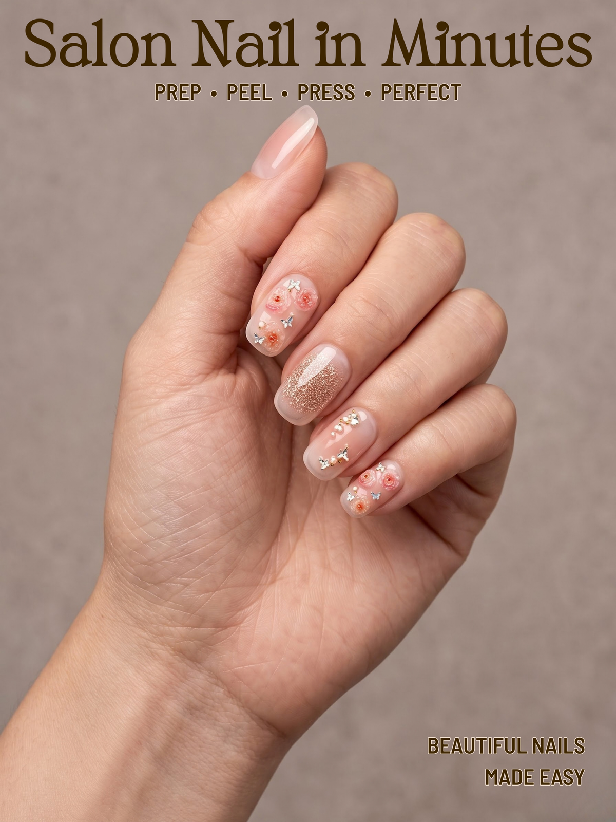 Garden Whisper | Gel Nail Wraps