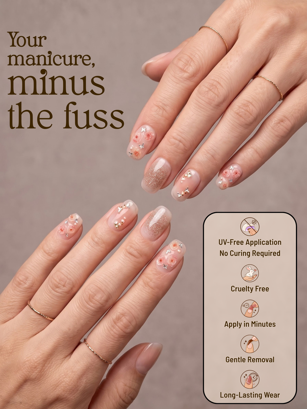 Garden Whisper | Gel Nail Wraps