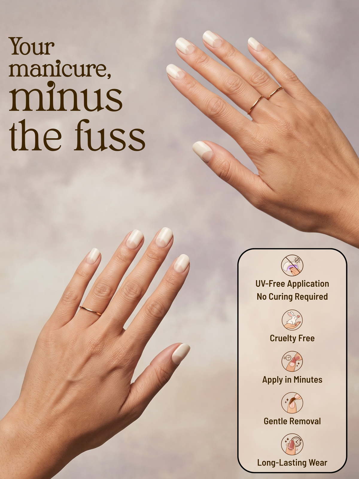 Glass Girl | Gel Nail Wraps