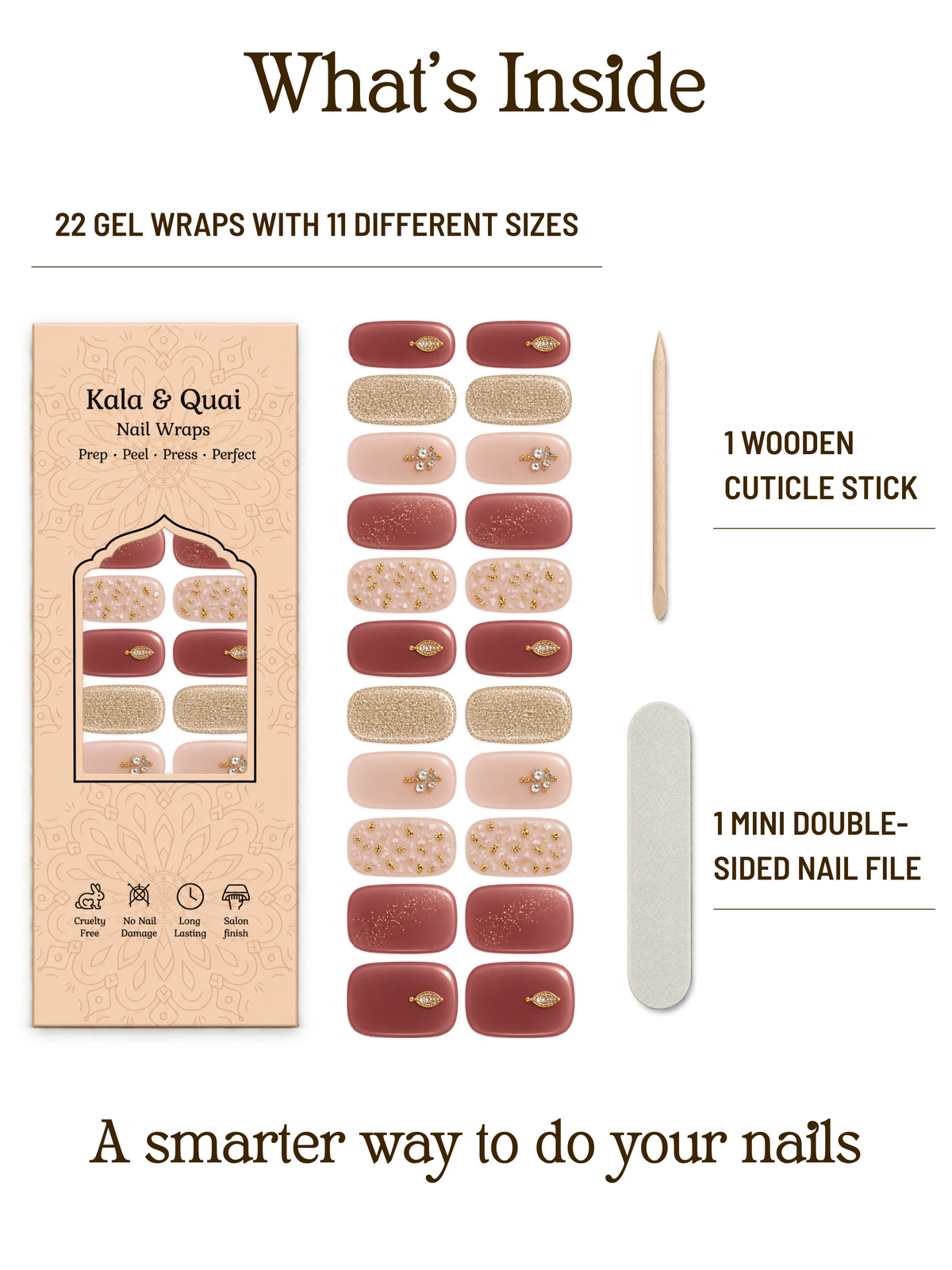Bridal Bloom | Gel Nail Wraps