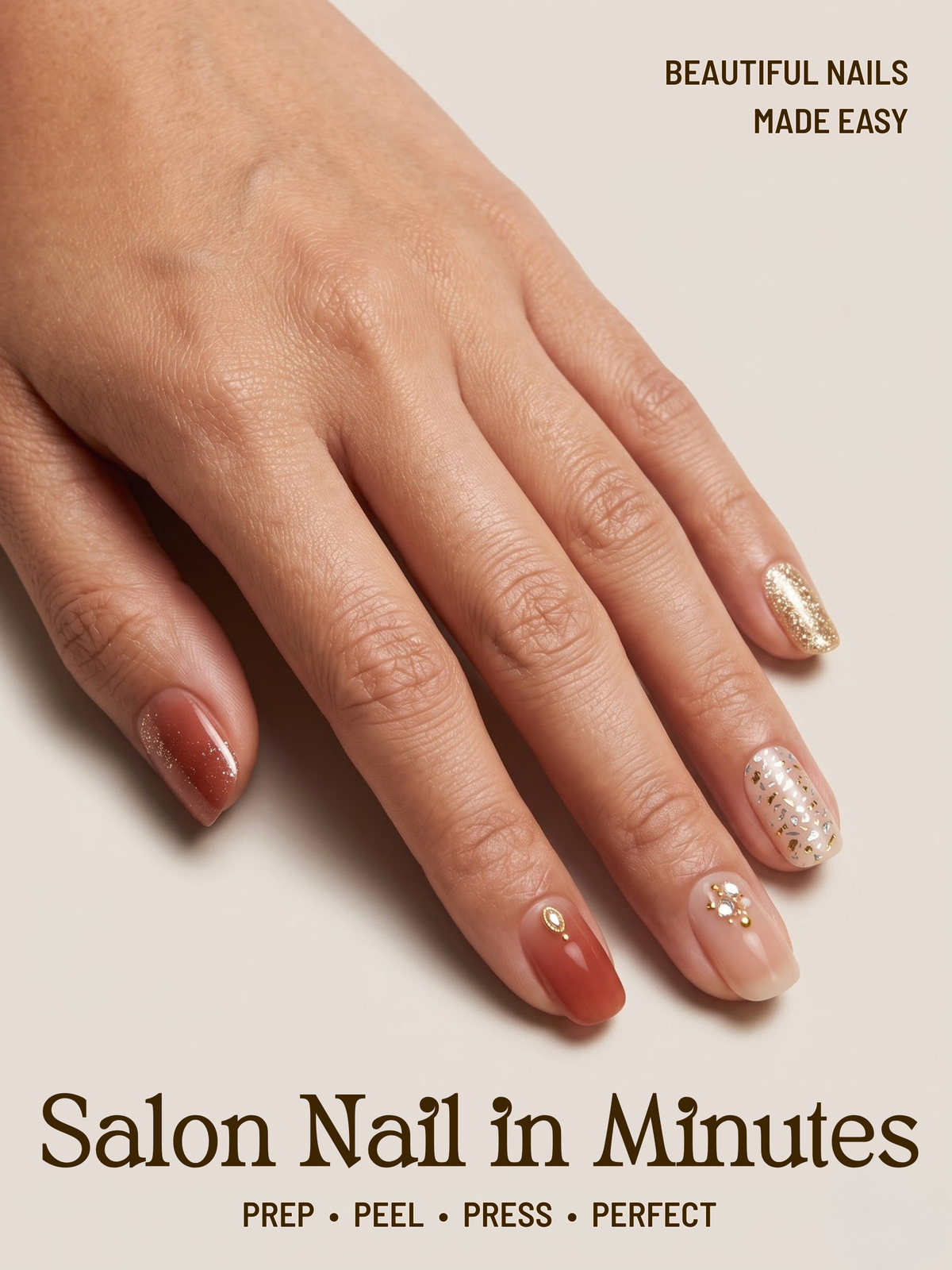 Bridal Bloom | Gel Nail Wraps